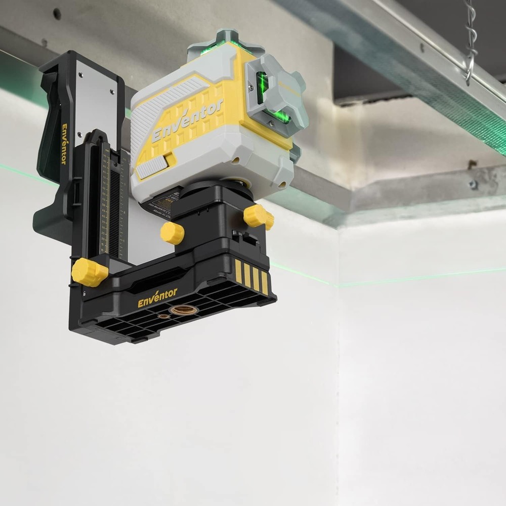 Precision Fine-Tuning Laser Level Adapter with Magnetic Base & Adjustable Clip