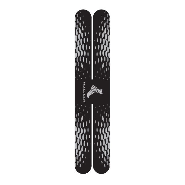Mueller EasyFit Pre-Cut Kinesiology Tape: 6 strips/package X-Pattern Strips / Bl