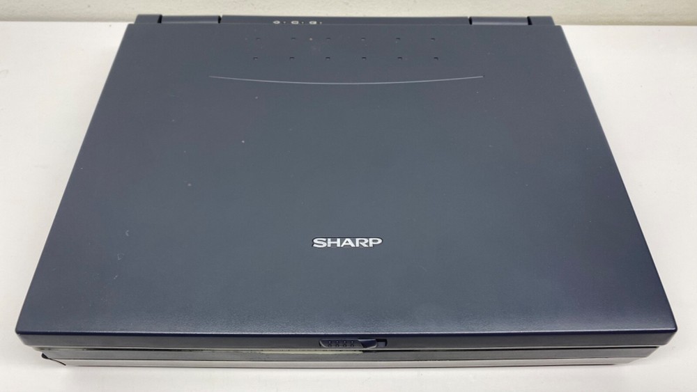 Vintage SHARP PC-9820T Personal Notebook Computer Retro Laptop CPU LOT Manuals