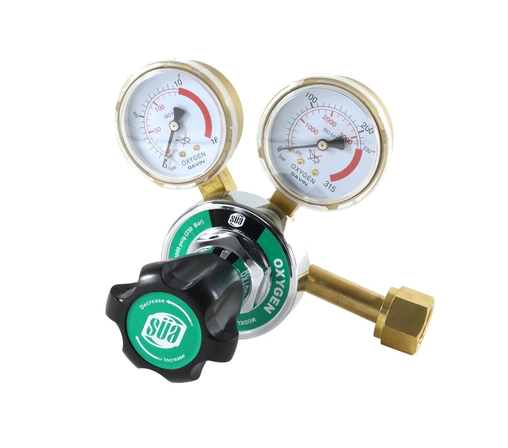SÜA Oxygen and Acetylene Regulators Combo - 25HX Series Oxygen + Acetylene