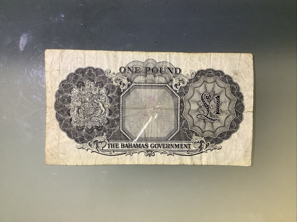Bahamas 1 Pound 1953 Circulated