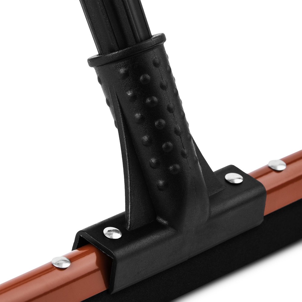 Libman 20" Rubber Flex Blade Floor Squeegee Red Steel Handle