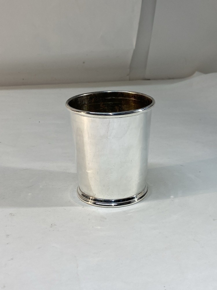 Large 3.75 Inch Solid Sterling Silver Mint Julip Cup 109.8g *NICE*