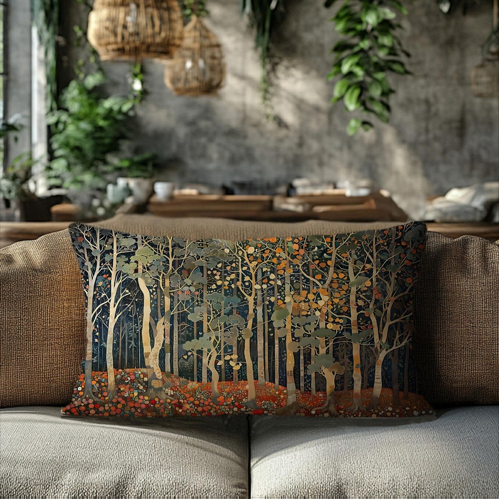 Pillow Covers 20x12 Double-Sided Rustic Autumn Forest Fall
