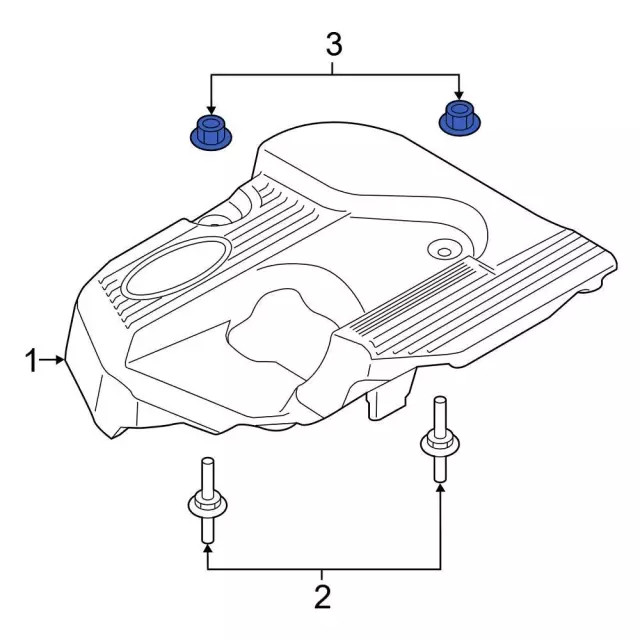 Genuine Engine Cover Nut W520201-S450B