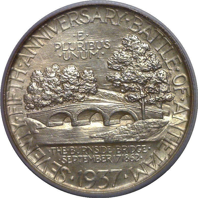 1937 Antietam Commemorative Half Dollar PCGS MS-65