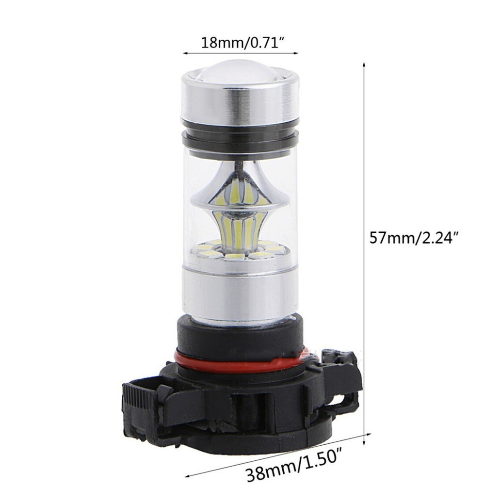 For Jeep Cherokee 2014-2015 LED Headlight & Fog Light Bulbs Combo Clear White