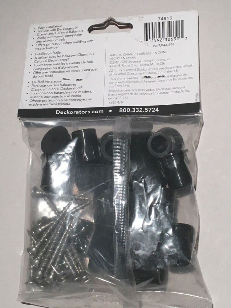 Deckorators Classic Baluster Connector 74815 - 20 Connectors Per Package