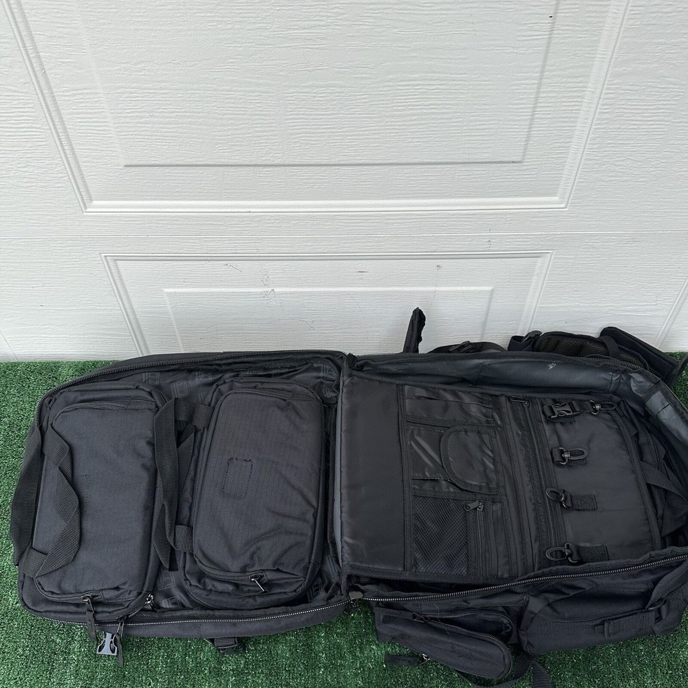 1776 SECOND AMENDMENT RANGEPACK Heavy Duty Black Tactical Backpack Outdoor Bag