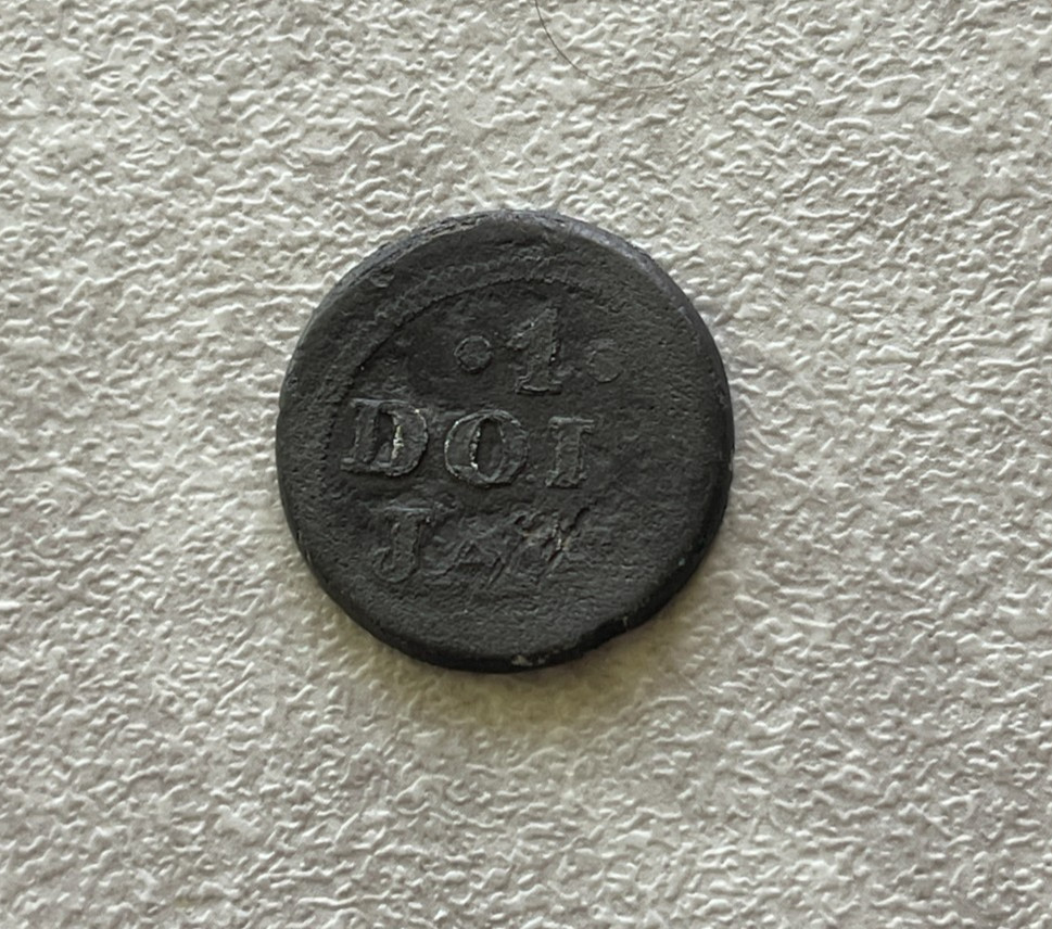 1814 Netherlands East Indies Java 1 One Doit Duit L2