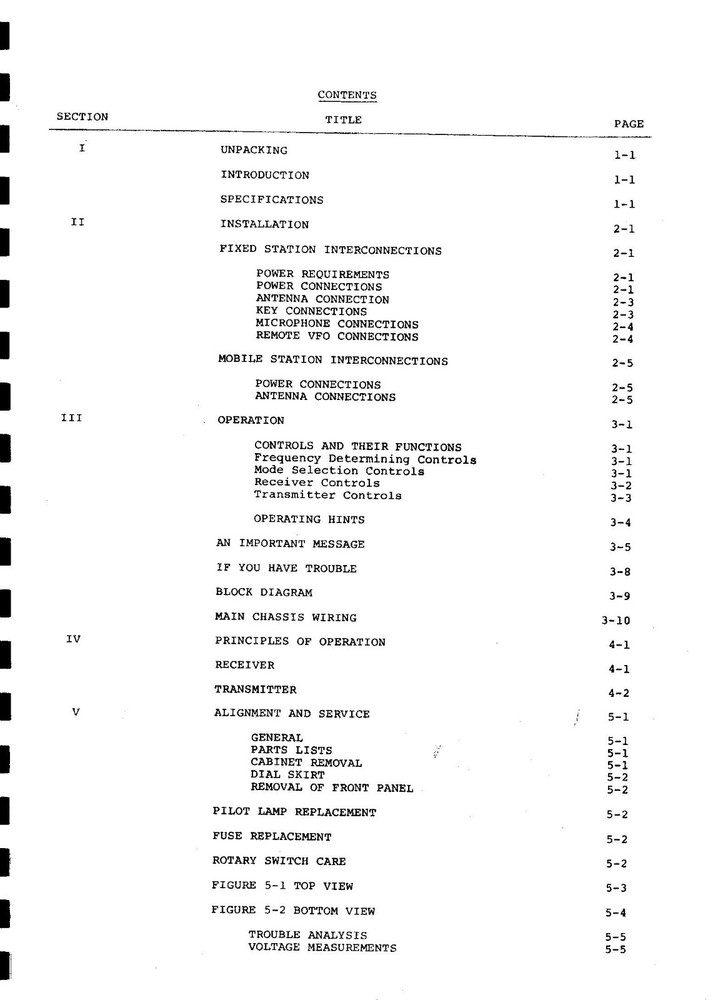 Ten-Tec Delta 580 Transceiver Owner's Manual (Copy) - Plastic Comb Binding