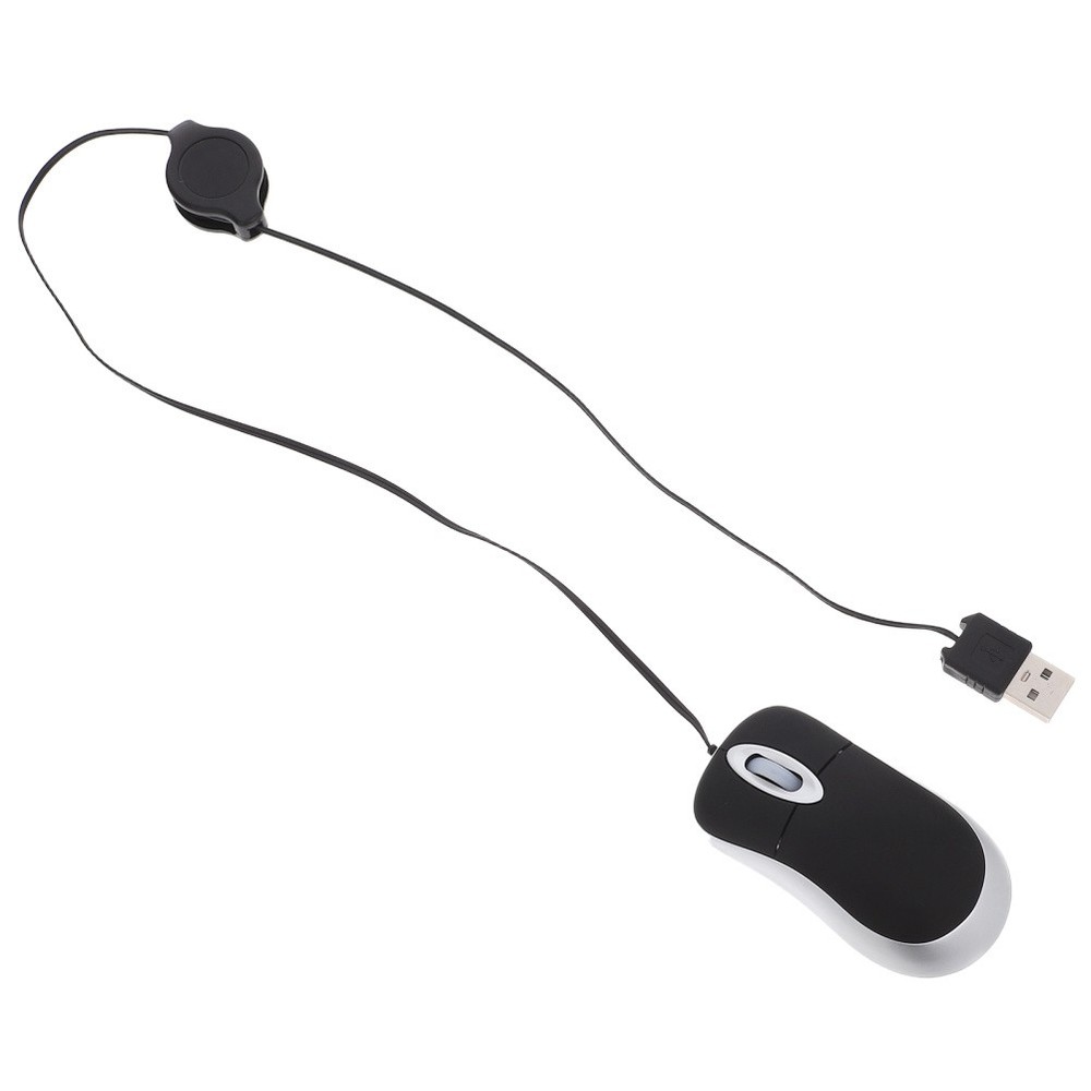 Quiet Mouse Retractable Wire Optical Wired High Voltage Electric