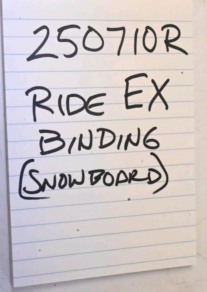 Ride Ex SnowBoard Boot Binding 9-1/4" Bed