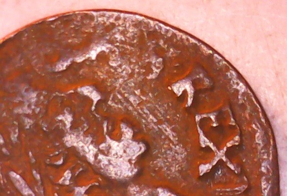1665 Poland 1 Solidus, Alignment & Planchet Clip Errors; Old Coin Foreign Money
