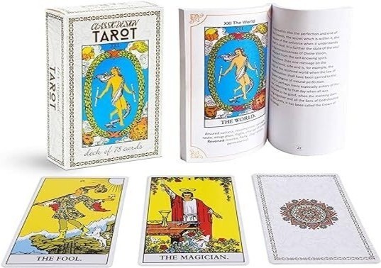 Classic Design Tarot  Deck 78 Cards with Guidebook  PROMPT  SHIP!