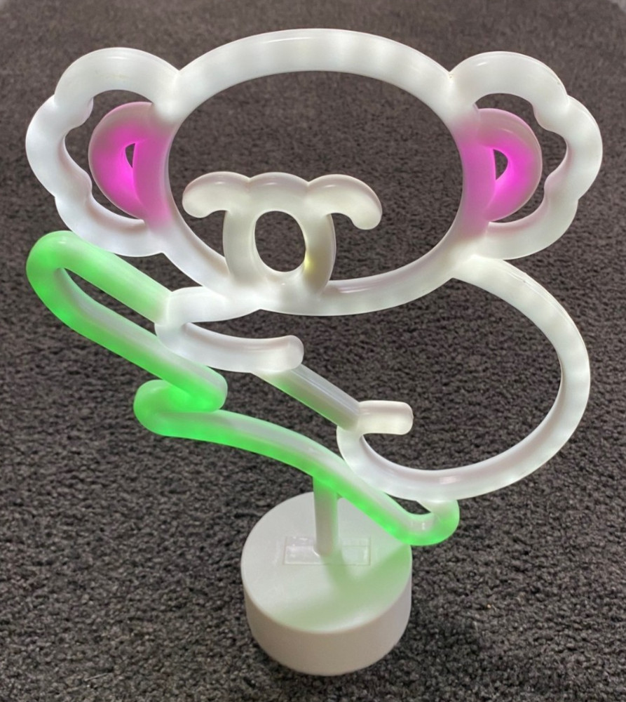 Koala Neon Light On Stand 29cm