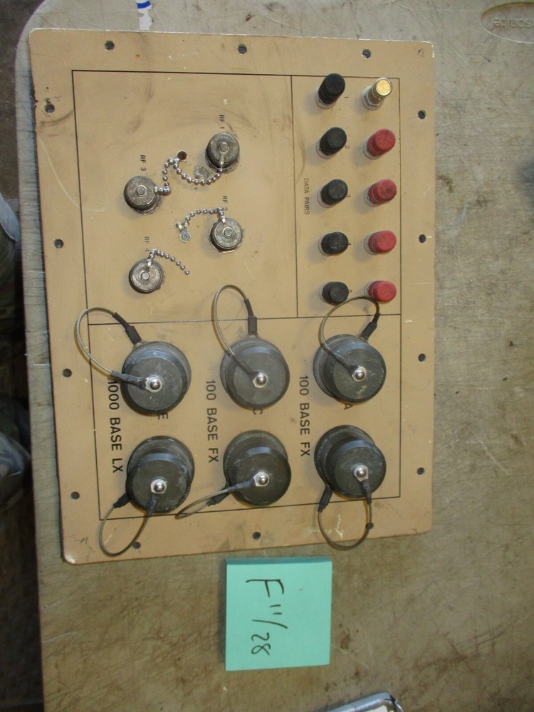 Used Commo Panel for RF/BASE FX/LX, for HMMWV Commo Shelter