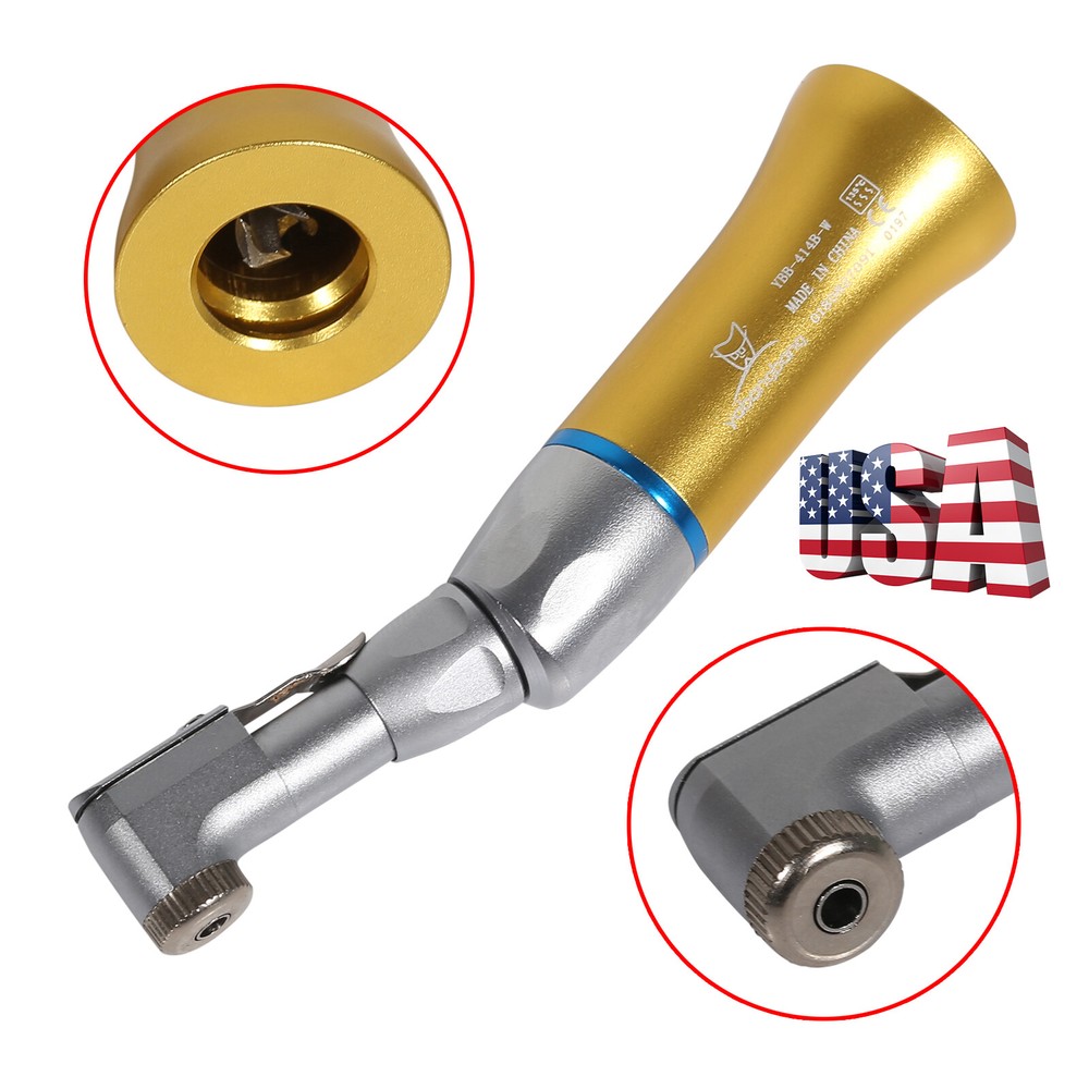 New Dental Slow Low Speed Handpiece Contra Angle E-type FDA US