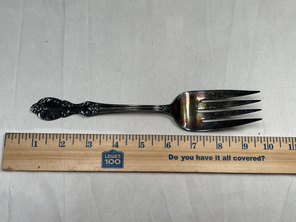 Vintage WM Rogers Extra Plate Flatware Serving Fork President Premier?