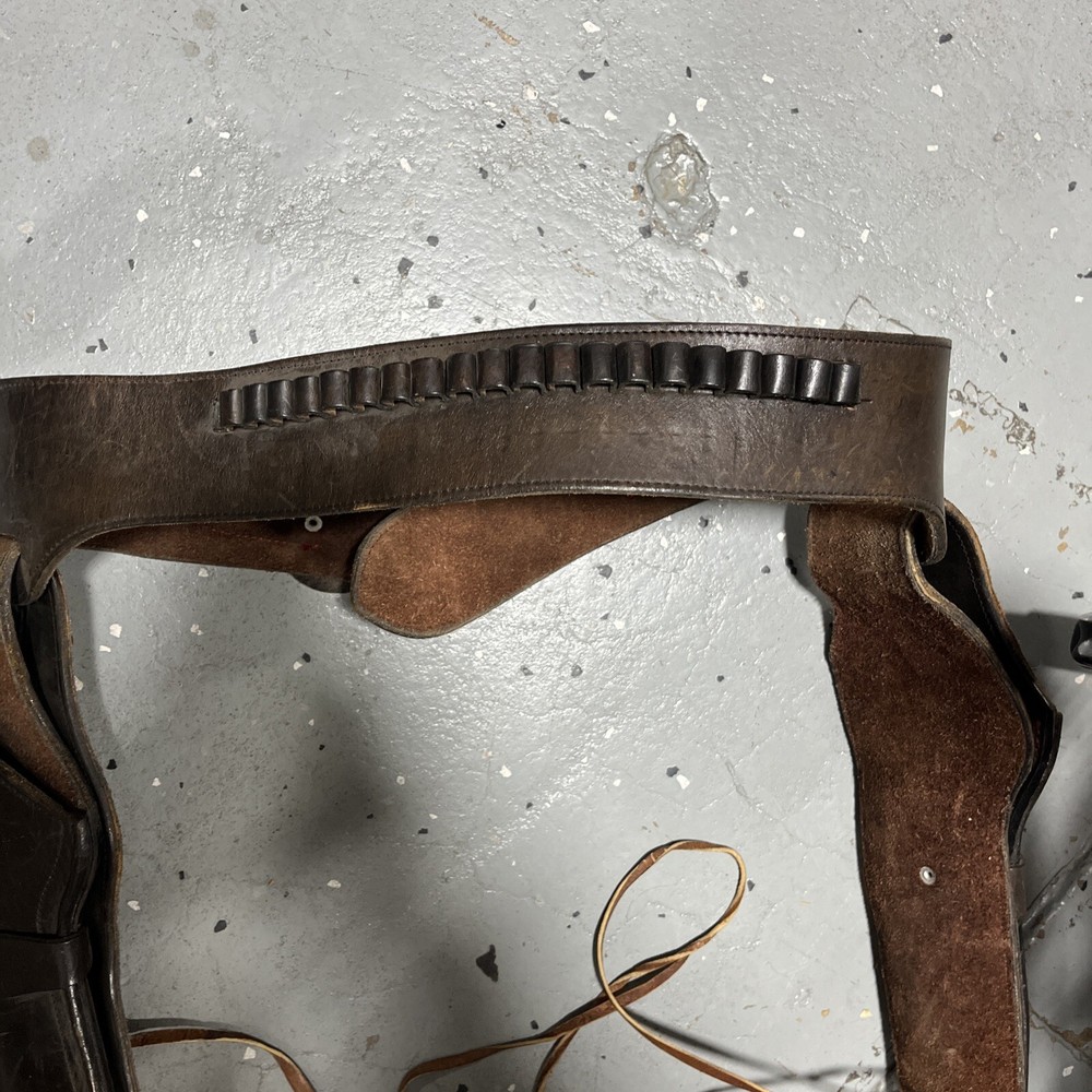 Cowboy Action Double Holster .357 Cal 1 Short 1 Long