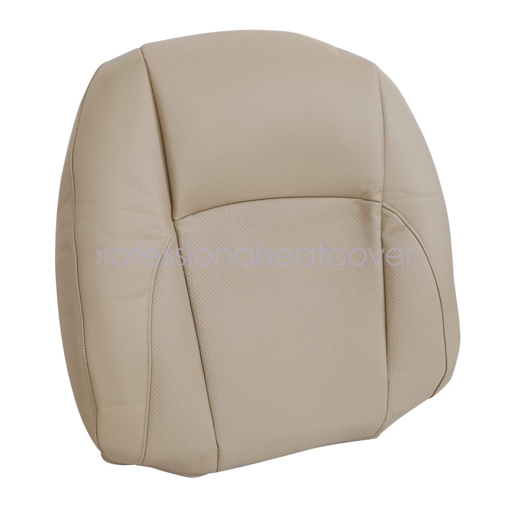 For 2007-2012 Lexus ES350 Front Bottom & Top Perforated Leather Seat Cover Tan