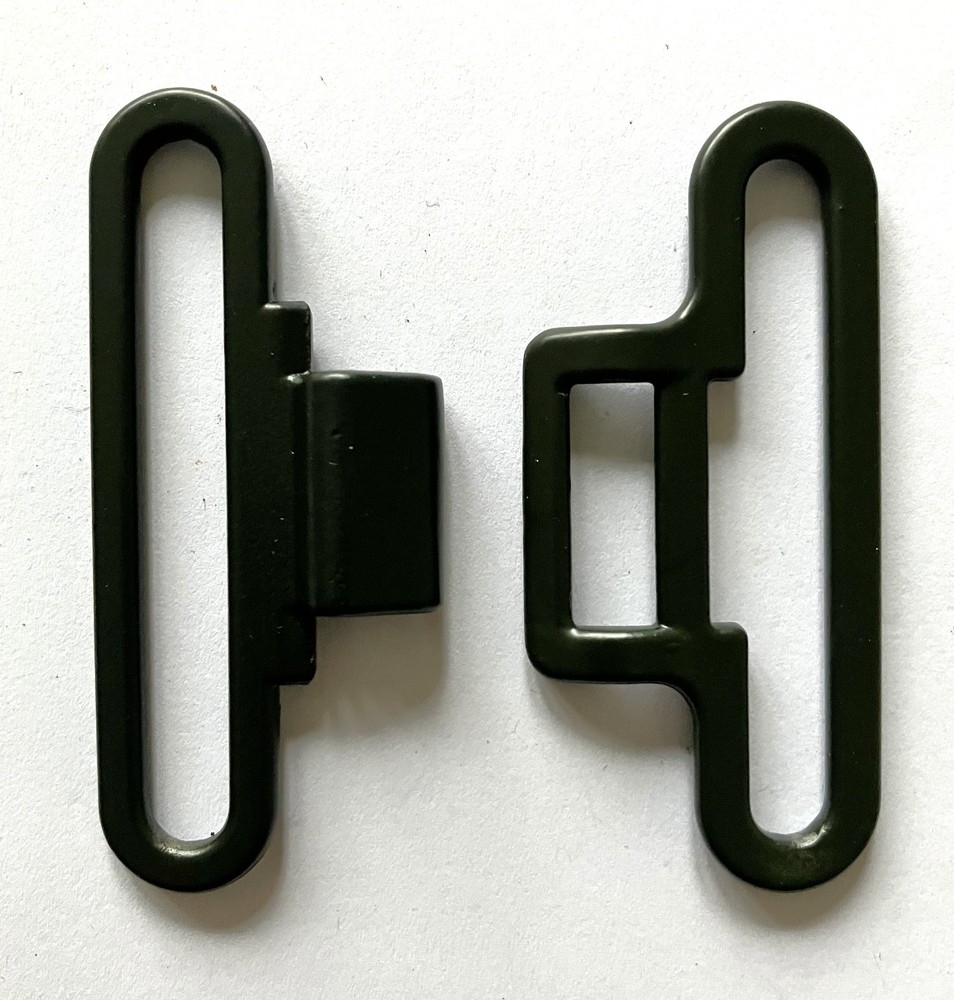 British military buckle quick release fasteners, one pair