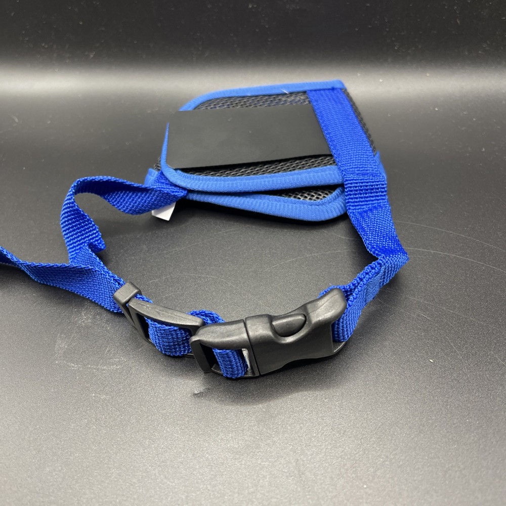 Nowaweve Adjustable Mesh Dog Muzzle - Size Medium - Blue - BRAND NEW