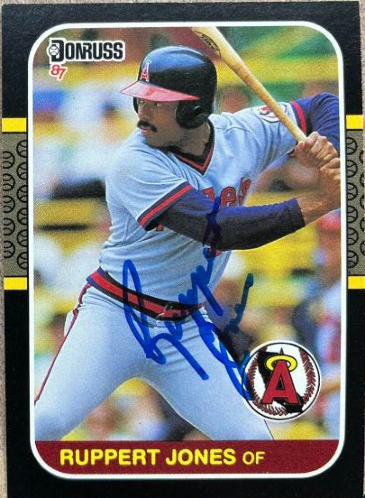 Ruppert Jones Autographed 1987 Donruss #428
