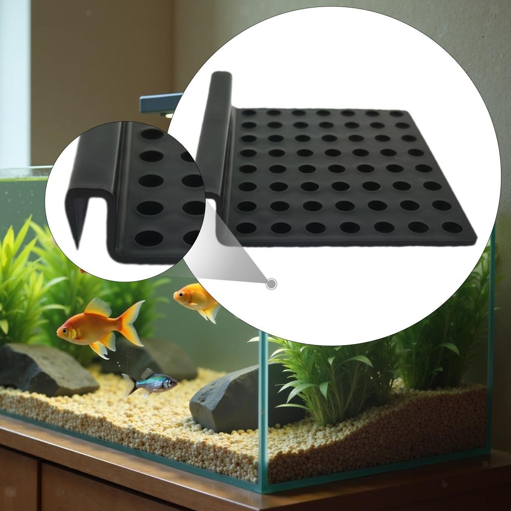 5x Aquarium Filter Baffle Quiet Washable Efficient Fish Tank Accessory