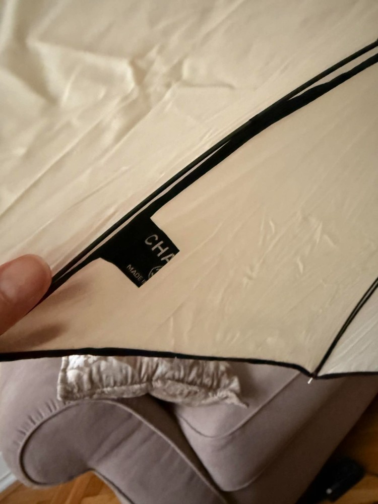 Rare vintage authentic Chanel umbrella – chic statement piece