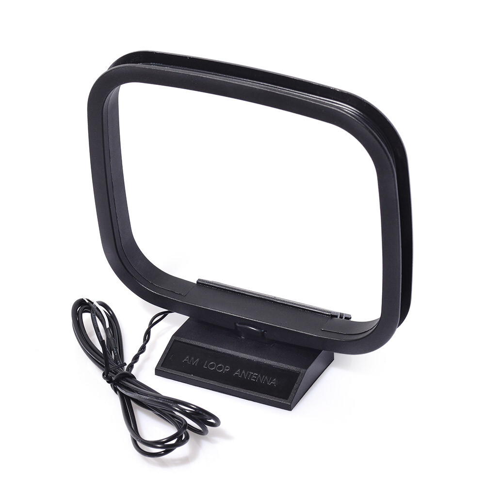 AM Loop Antenna with 2Pin Bare Wire for Video Home Theater Receiver Power System