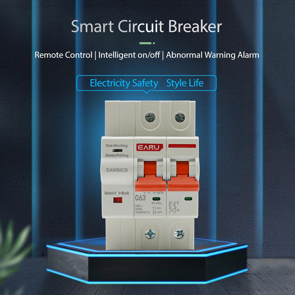 Circuit Breaker Timer Voice Remote Control Smart Life Automatic Interruptor
