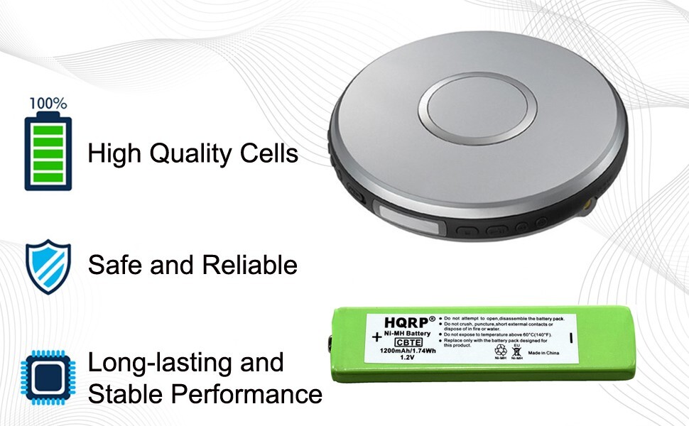 Battery Replacement for Sharp MD-ST55 MD-ST66 MD-ST70