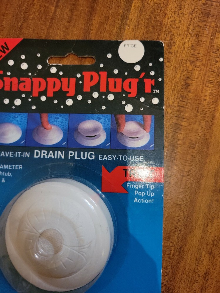 Snappy Plug'r Leave In Drain Plug