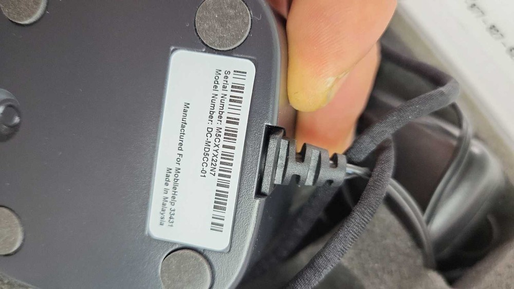 MobileHelp Personal Emergency Response Mobile Button DC-MD5-01 w/ charger Gray