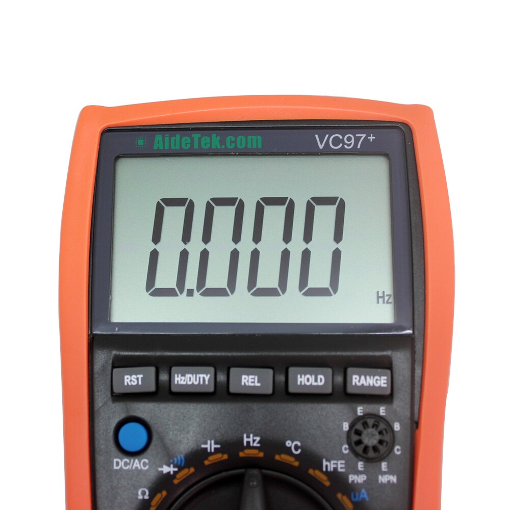 AideTek VC97+ 3999B LCD Auto range multimeter Capacitance Resistance diode US