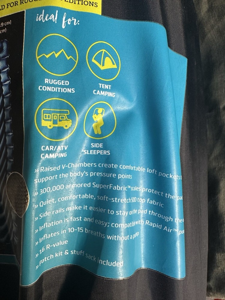 Klymit Armored V Blue Static Sleeping Pad