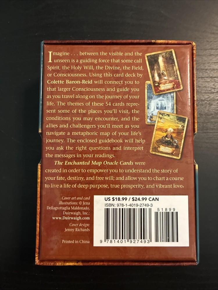 Enchanted Map Oracle Cards : A 54-Card Oracle Deck for Love, Purpose,...