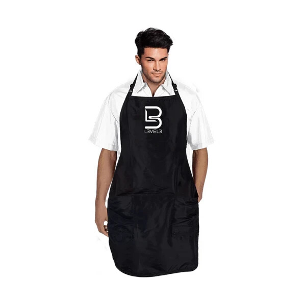 Level 3 Professional Apron Durable Nylon Fabric Black NEW