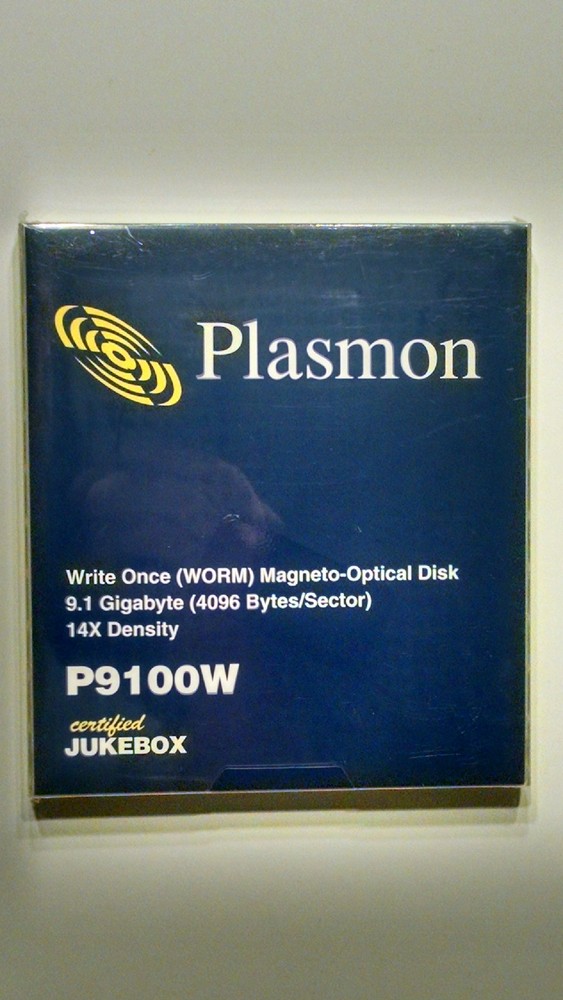 Plasmon WO Magneto Optical Disk 9.1G 14X Density