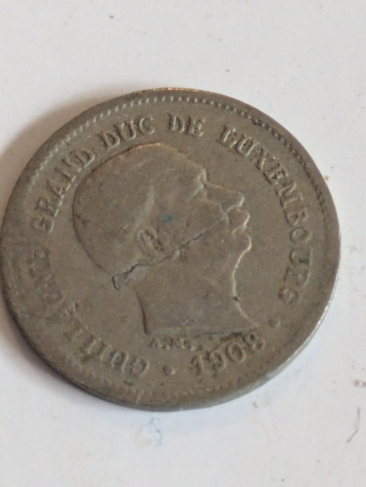 Coin Luxembourg 5 Centimes 1908 KM26
