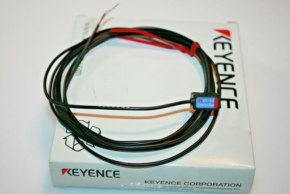 KEYENCE PS-55T SENSOR HEAD TRANSMISSIVE THRUBEAM 2M NNB