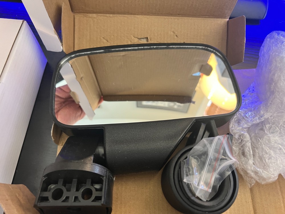 Black ATV Side Mirrors Replacement New in Box Generic Brand Left and Right