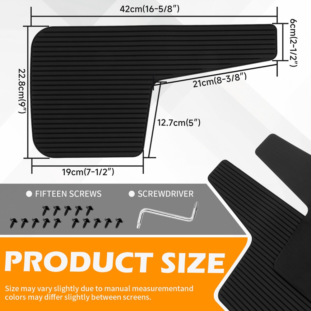 4Pcs For Chevy Express Van Rubber Mud Flaps Splash Guards Mudguard Splashguards