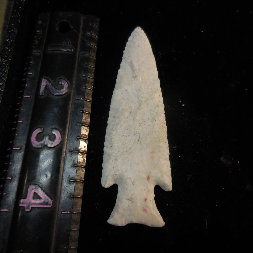 WHITE HARDIN POINT--CLASSIC FORM AND FLAKING