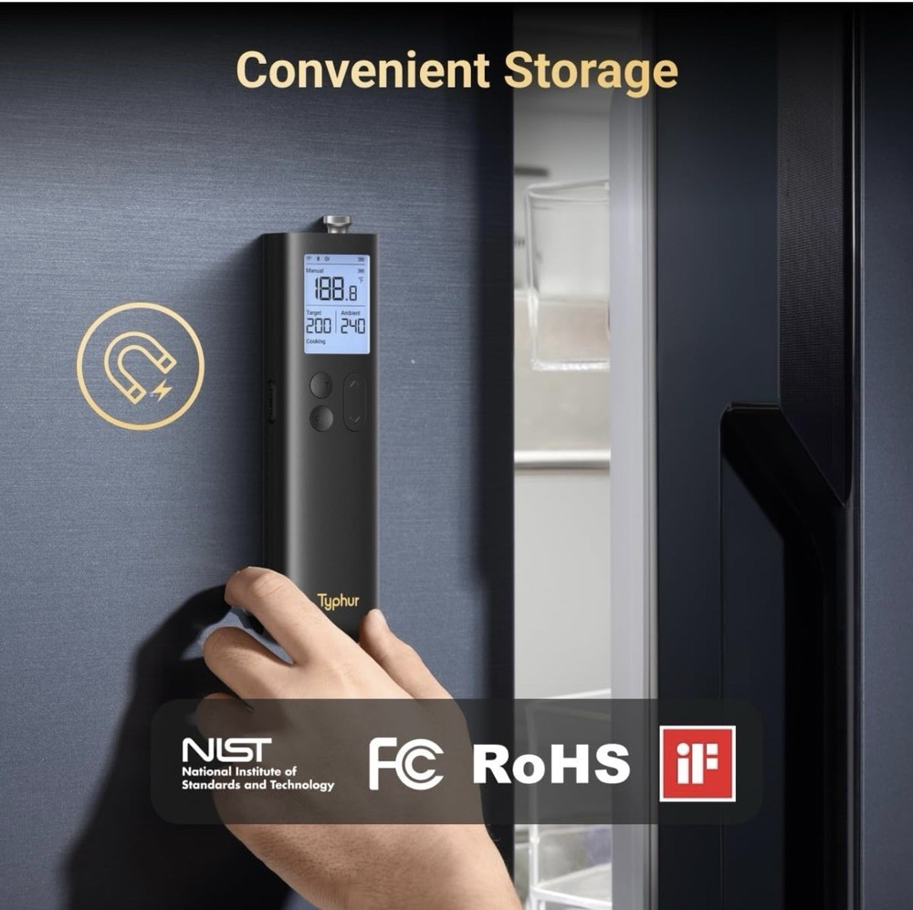 Typhur Sync Gold Lite Smart Wireless Thermometer Model WT10 (No Manual)