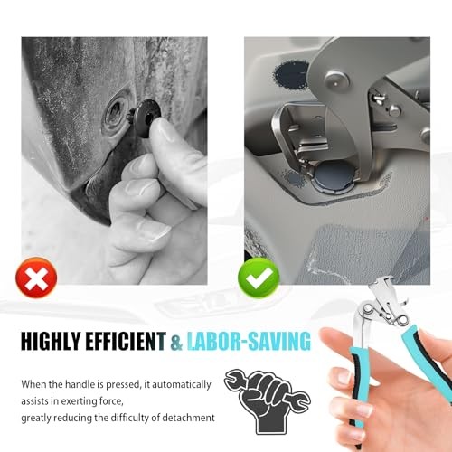 Car Clip Pliers,Multi-Functional Car Clip Remover Tool for Door