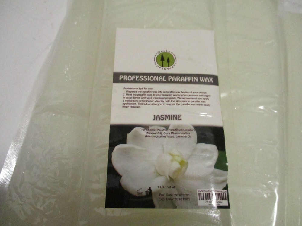 Professional Paraffin Wax 4 LBS Jasmine Scent, Devlon Northwest Brand