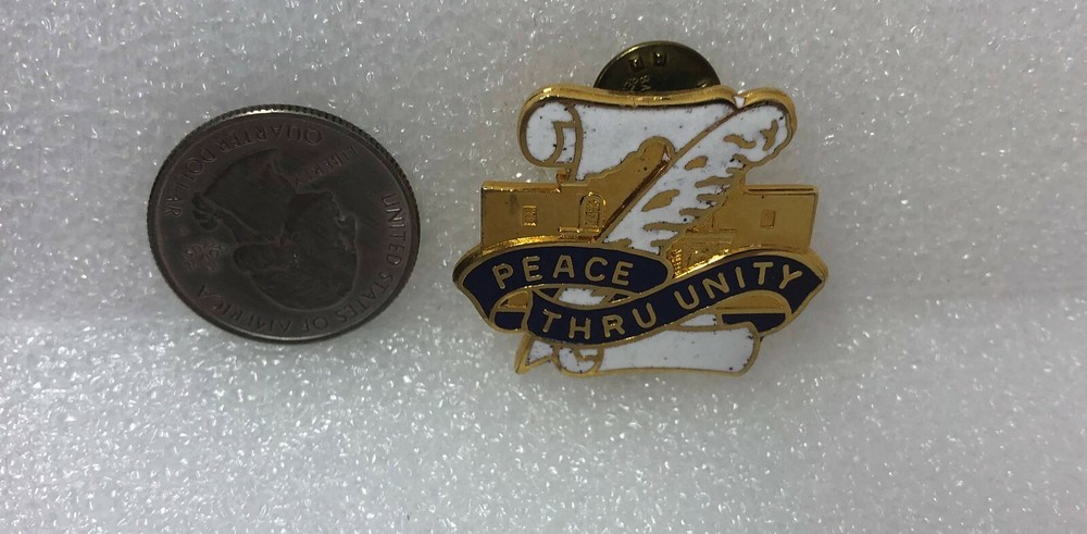 Peace Through Unity Pin