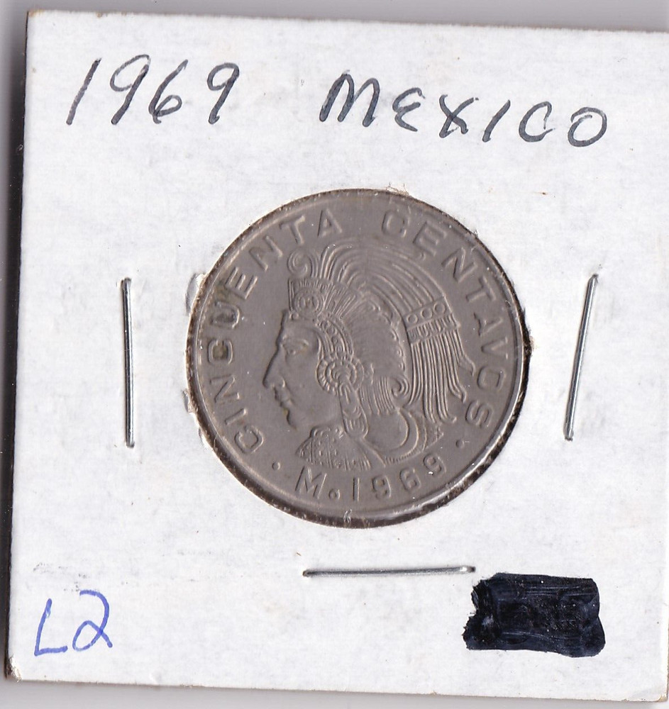 1969 Mexico 50 Centavos L2